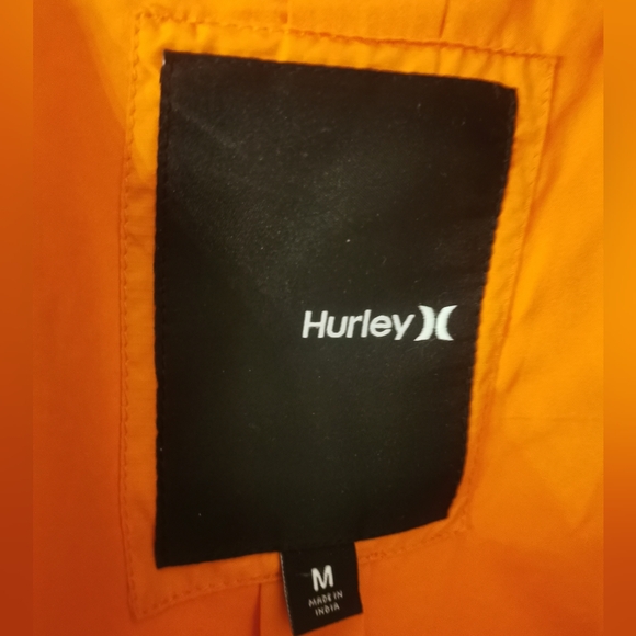 Orange Mens Hurley Windbreaker - Picture 3 of 3